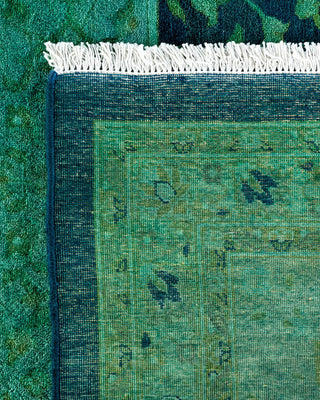 Fine Vibrance, One-of-a-Kind Handmade Area Rug - Blue, 14' 10" x 9' 3" - Solo Rugs