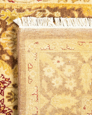 Traditional Mogul Brown Wool Area Rug 3' 1" x 5' 2" - Solo Rugs