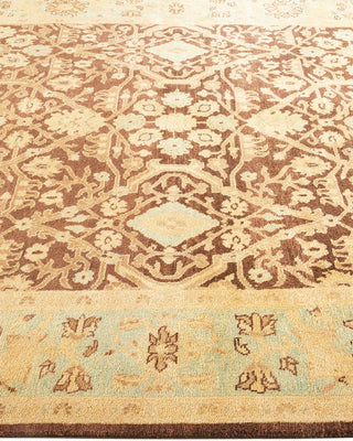 Contemporary Eclectic Red Wool Area Rug 6' 3" x 9' 6" - Solo Rugs