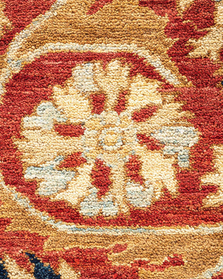 Contemporary Eclectic Orange Wool Area Rug 12' 1" x 18' 1" - Solo Rugs