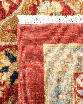 Contemporary Eclectic Orange Wool Area Rug 12' 1" x 18' 1" - Solo Rugs