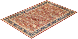 Contemporary Eclectic Orange Wool Area Rug 12' 1" x 18' 1" - Solo Rugs