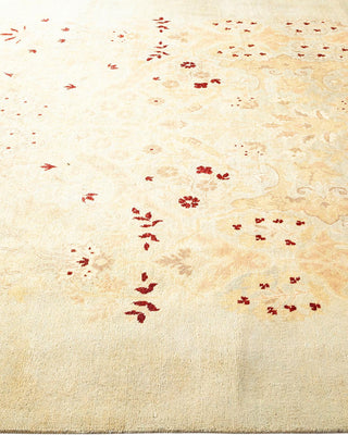 Contemporary Eclectic Light Blue Wool Area Rug 5' 10" x 9' 1" - Solo Rugs
