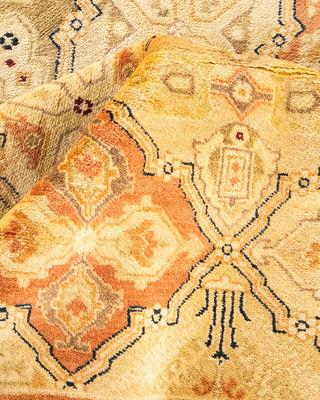 Contemporary Eclectic Brown Wool Area Rug 6' 0" x 8' 10" - Solo Rugs