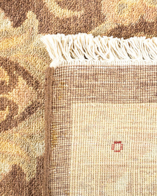 Contemporary Eclectic Brown Wool Area Rug 8' 2" x 10' 4" - Solo Rugs