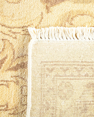 Contemporary Eclectic Ivory Wool Area Rug 8' 0" x 10' 4" - Solo Rugs