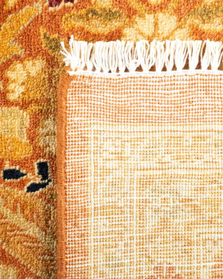 Traditional Mogul Brown Wool Area Rug 6' 1" x 9' 0" - Solo Rugs