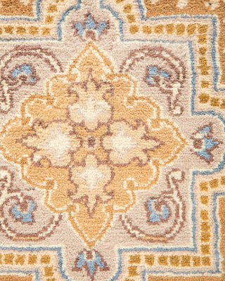 Traditional Mogul Ivory Wool Area Rug 8' 1" x 10' 2" - Solo Rugs