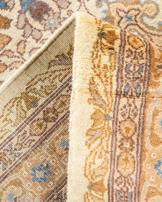 Traditional Mogul Ivory Wool Area Rug 8' 1" x 10' 2" - Solo Rugs