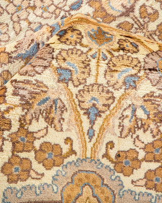 Traditional Mogul Ivory Wool Area Rug 8' 1" x 10' 2" - Solo Rugs