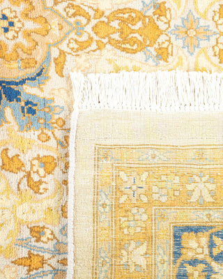 Traditional Mogul Ivory Wool Area Rug 8' 2" x 10' 2" - Solo Rugs