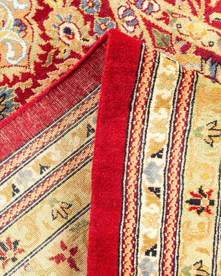Traditional Mogul Red Wool Area Rug 8' 2" x 10' 2" - Solo Rugs