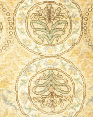 Traditional Mogul Ivory Wool Area Rug 8' 1" x 10' 3" - Solo Rugs