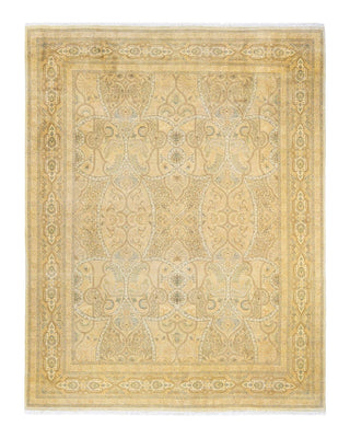 Traditional Mogul Ivory Wool Area Rug 8' 1" x 10' 3" - Solo Rugs