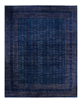 Fine Vibrance, One-of-a-Kind Handmade Area Rug - Blue, 15' 2" x 12' 3" - Solo Rugs