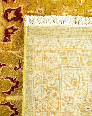 Traditional Mogul Green Wool Area Rug 10' 3" x 17' 1" - Solo Rugs