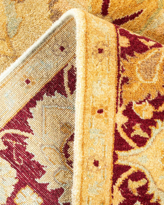 Traditional Mogul Ivory Wool Area Rug 4' 2" x 6' 4" - Solo Rugs