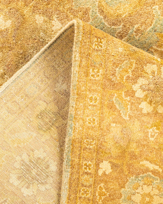 Traditional Mogul Light Blue Wool Area Rug 4' 1" x 6' 2" - Solo Rugs
