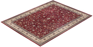 Traditional Mogul Red Wool Area Rug 12' 5" x 17' 0" - Solo Rugs