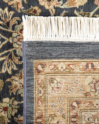 Traditional Mogul Gray Wool Area Rug 9' 0" x 12' 5" - Solo Rugs