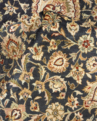 Traditional Mogul Gray Wool Area Rug 9' 0" x 12' 5" - Solo Rugs