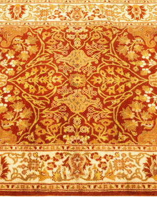 Traditional Mogul Orange Wool Runner 2' 6" x 8' 4" - Solo Rugs