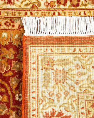 Traditional Mogul Orange Wool Runner 2' 8" x 8' 3" - Solo Rugs