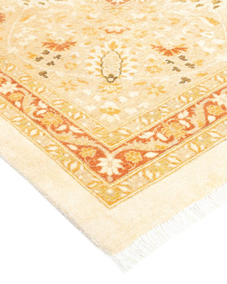 Traditional Mogul Ivory Wool Area Rug 10' 2" x 13' 10" - Solo Rugs