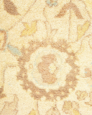 Traditional Mogul Ivory Wool Area Rug 8' 2" x 10' 1" - Solo Rugs