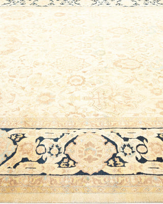 Traditional Mogul Ivory Wool Area Rug 8' 2" x 10' 1" - Solo Rugs
