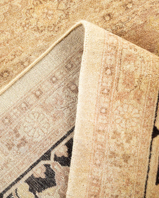 Traditional Mogul Ivory Wool Area Rug 8' 4" x 10' 6" - Solo Rugs
