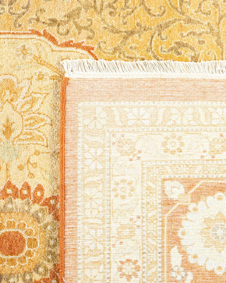 Traditional Mogul Brown Wool Area Rug 8' 3" x 10' 3" - Solo Rugs