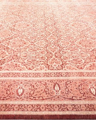 Traditional Mogul Red Wool Area Rug 8' 3" x 10' 1" - Solo Rugs
