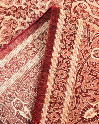 Traditional Mogul Red Wool Area Rug 8' 3" x 10' 1" - Solo Rugs