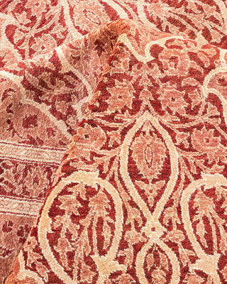 Traditional Mogul Red Wool Area Rug 8' 3" x 10' 1" - Solo Rugs