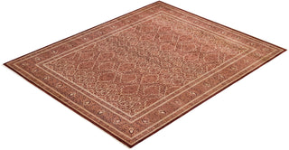 Traditional Mogul Red Wool Area Rug 8' 3" x 10' 1" - Solo Rugs