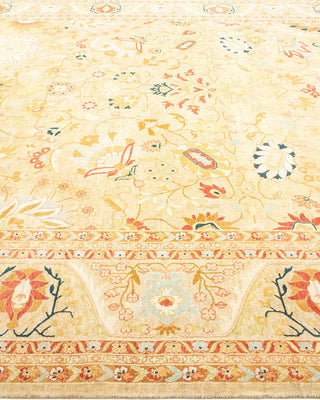 Traditional Mogul Ivory Wool Area Rug 8' 2" x 10' 1" - Solo Rugs
