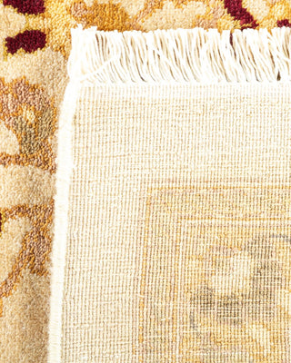 Traditional Mogul Ivory Wool Area Rug 8' 2" x 10' 0" - Solo Rugs