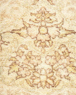 Traditional Mogul Ivory Wool Area Rug 8' 4" x 10' 4" - Solo Rugs