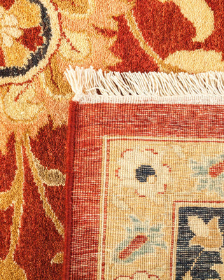 Traditional Mogul Red Wool Area Rug 8' 2" x 10' 1" - Solo Rugs