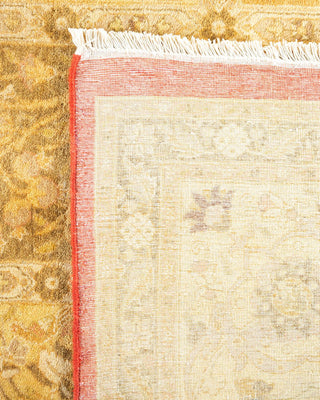 Traditional Mogul Ivory Wool Area Rug 8' 3" x 10' 6" - Solo Rugs