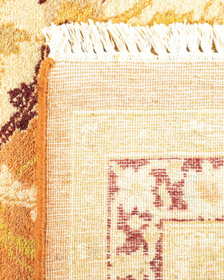 Traditional Mogul Brown Wool Area Rug 7' 10" x 10' 6" - Solo Rugs