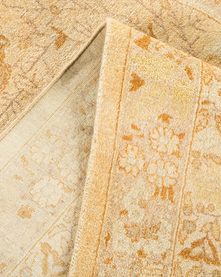 Traditional Mogul Ivory Wool Area Rug 9' 3" x 12' 4" - Solo Rugs