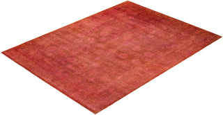 Contemporary Fine Vibrance Brown Wool Area Rug 9' 1" x 12' 1" - Solo Rugs
