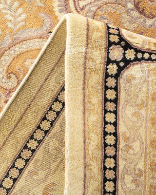 Traditional Mogul Ivory Wool Area Rug 9' 1" x 12' 4" - Solo Rugs
