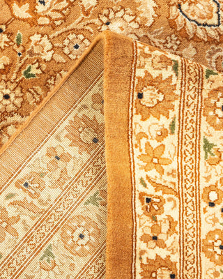 Traditional Mogul Yellow Wool Area Rug 8' 1" x 10' 4" - Solo Rugs