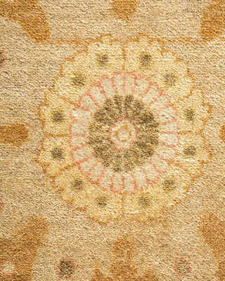 Traditional Mogul Orange Wool Area Rug 12' 4" x 18' 5" - Solo Rugs