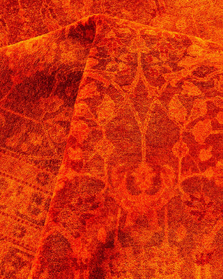 Fine Vibrance, One-of-a-Kind Handmade Area Rug - Orange, 15' 3" x 12' 1" - Solo Rugs