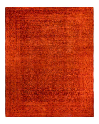 Fine Vibrance, One-of-a-Kind Handmade Area Rug - Orange, 15' 3" x 12' 1" - Solo Rugs