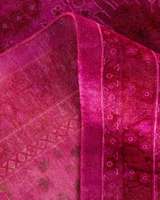Contemporary Fine Vibrance Purple Wool Area Rug 9' 3" x 12' 1" - Solo Rugs